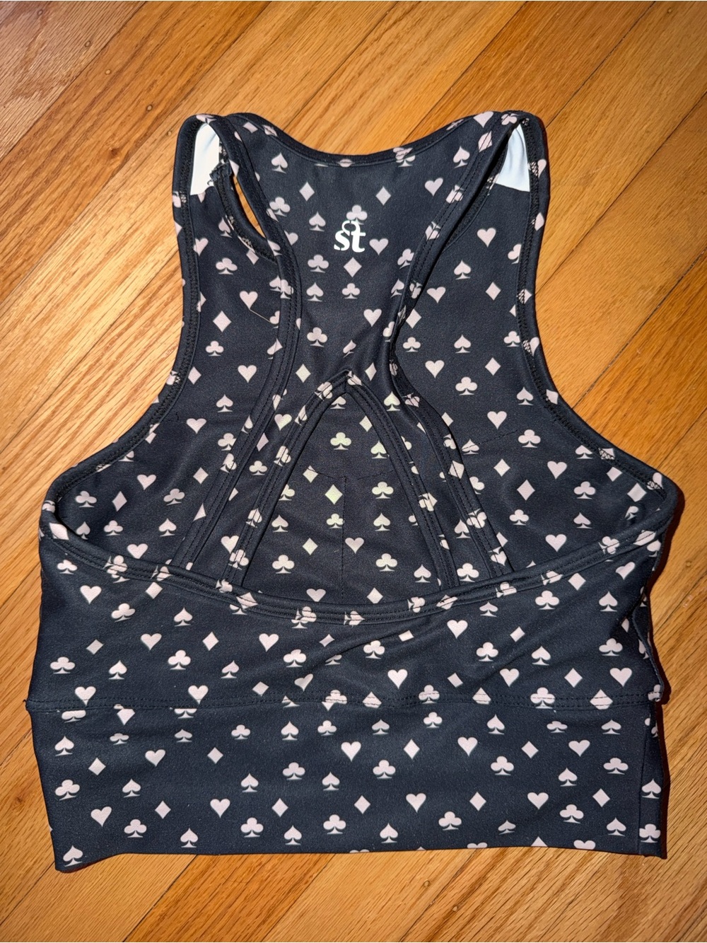 Card Suits Sports Bra - Picture 2 of 6